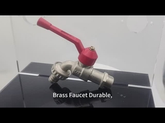 Fondi idraulici Valvole Bibcock Giardino Serbatoio Bib chiudibile con tubo